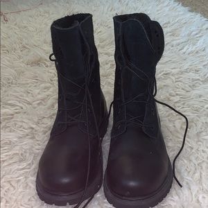 black timberland boots